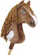Hobby Horse Large Premium Stick Horse Western Ii Bay Brown Mane A3