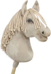 Hobby Horse Großes Premium Steckenpferd Cremello A3