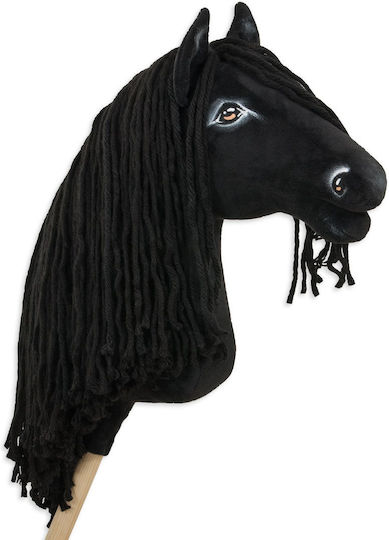 Hobby Horse Large Premium Stick Horse Friesian Horse Mane A3