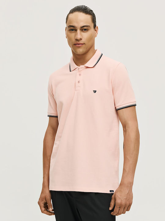 Brokers Jeans Polo Μπλούζα Κοντομάνικη Πορτοκαλί