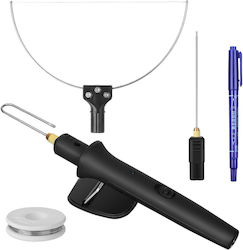 3-in-1 Polystyrene Cutting Tool Hot Wire 3 Interchangeable Tips On Off Button Led Indicator 100-240v/18w Cell Glass Sponge Eps Epp Black 3-in-1 Polystyrene Cutting Tool Hot Wire 3 Interchangeable Tips On Off Button Led Indicator 100-240v/18w Cell Glass Sponge Eps Epp Black
