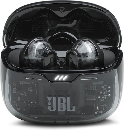 JBL Tune Beam In-ear Bluetooth Handsfree Earphones with Sweat Resistance and Charging Case Ghost Edition