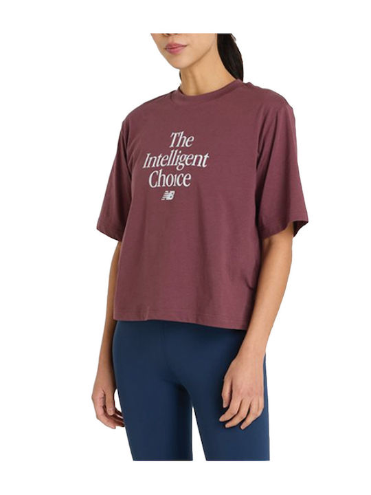 Women's T-shirt Burgundy