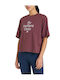 Women's T-shirt Burgundy