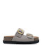 Sandale Casual Damă Flatforme Din Piele Maro