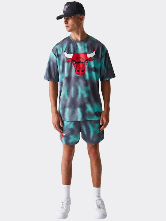 New Era Chicago Bulls Nba Sportliche Herrenshorts Green