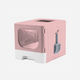 Litter Box Cat Toilet Pink L49 x W39.2 x H38.3cm
