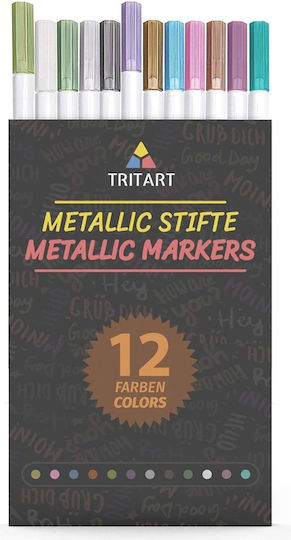 Tritart Μαρκαδόροι Ζωγραφικής Επαγγελματικοί Σετ 12 χρώματα