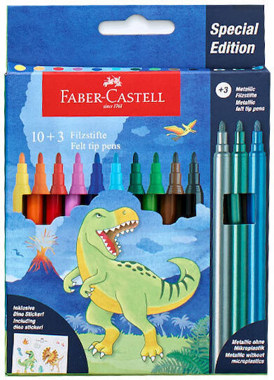 Faber-Castell Динозавър Магически Маркери за рисуване Комплект 12бр