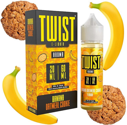 Twist Flavor Shot 20ml/60ml 1pcs Banana Oatmeal Cookie