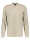 Long-sleeved Linen Shirt Beige