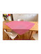 Linea Home Checkered Linen Coral 100x100cm