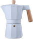 Bergner Electric Stovetop Espresso Pot White