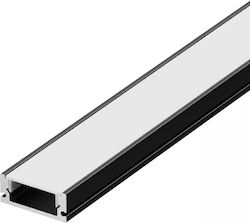 Alfa LED Streifen Profil Außeninstallation Schwarzes Elbulgaria 4062 Bk