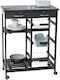 Wenko Commercial Kitchen Food Cart for Dish Baskets H35xW67xD86.5cm