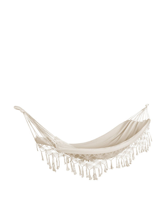 Escape Double Hammock Beige 200x150cm