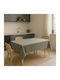 Linea Home Tischtuch Leinen Silber 150x220cm