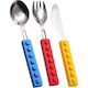 Queen Mother Baby Cutlery Set Multicolored 3pcs