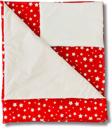 Stroller Bedding Set Stroller Red Blanket, Lightweight Bag, And Pillow