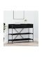 Wooden Console Table Black L100xW34.5xH75cm