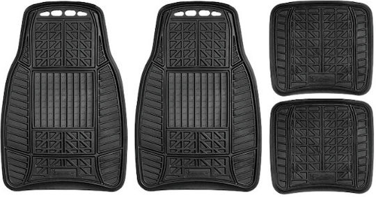 Michelin Satz Vorder- und Hintermatten Universal 4Stück aus Gummi Schwarz