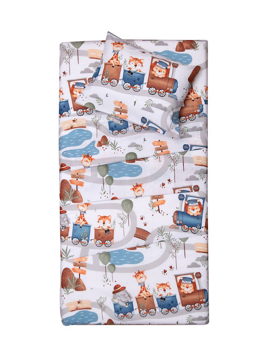 Viopros Cotton Baby Quilt 120x160cm White