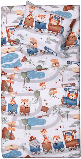 Viopros Duvet Crib Cotton White 120x160cm
