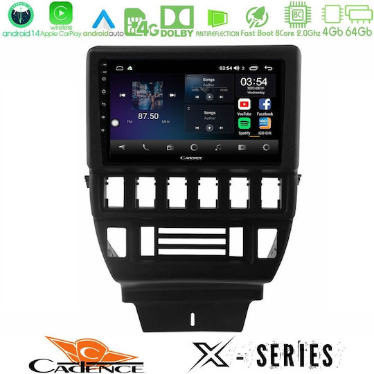 Cadence Ηχοσύστημα Αυτοκινήτου για Chevrolet Niva Lada Niva 1993-2018 (Bluetooth/USB/WiFi/GPS/Apple-Carplay/Android-Auto) με Οθόνη Αφής 9"