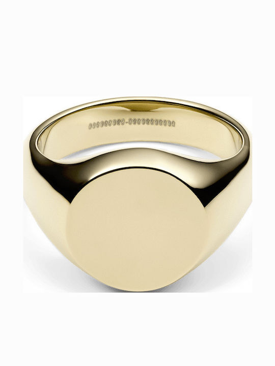Daniel Wellington Classic Signet Γυναικείο Δαχτυλίδι από Ατσάλι Επιχρυσωμένο