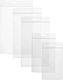 Zipper Packaging Bag Transparent 9x13cm Hole 100pcs