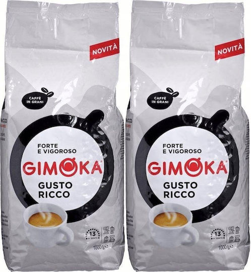 Gimoka Cafea Espresso Gusto Ricco White Boabe 2x1kg
