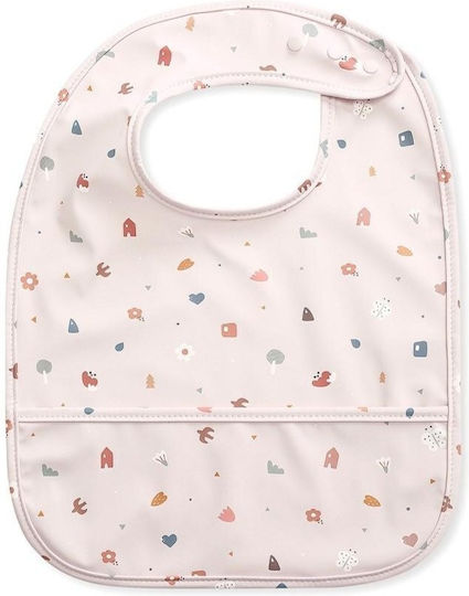 Tutete Waterproof Bib Fabric with Button & Pocket Geometric Nature