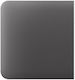 Sidebutton 1-gang/2-way Grey Ajax