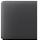 Sidebutton 1-gang/2-way Graphite Ajax