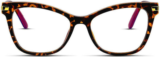 Blue Light Computer Glasses Kensington Royal Tortoise