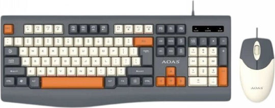 Aoas A1019 Set tastatură și mouse Engleză US