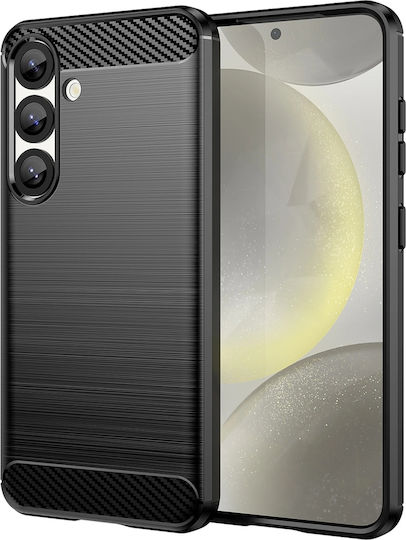 Hurtel Carbon Back Cover Σιλικόνης Μαύρο (Redmi A5)