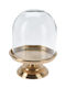 Koopman Cake Stand Gold 17x17x24cm