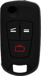 Techsuit Car Key Case 1005.02 Opel Vauxhal Zafira Meriva Tigra Black