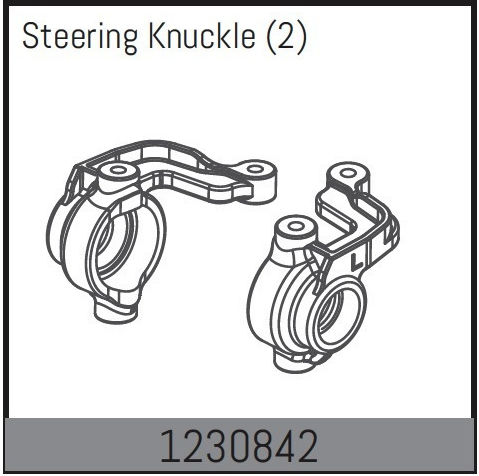 Absima Steering Knuckles L R 1230842 Absima