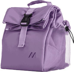 Muitomas Geantă de prânz de mână Violet 20x16x28cm