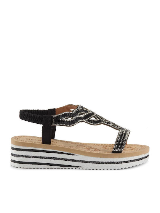 Fshoes Γυναικεία Σανδάλια Μαύρα