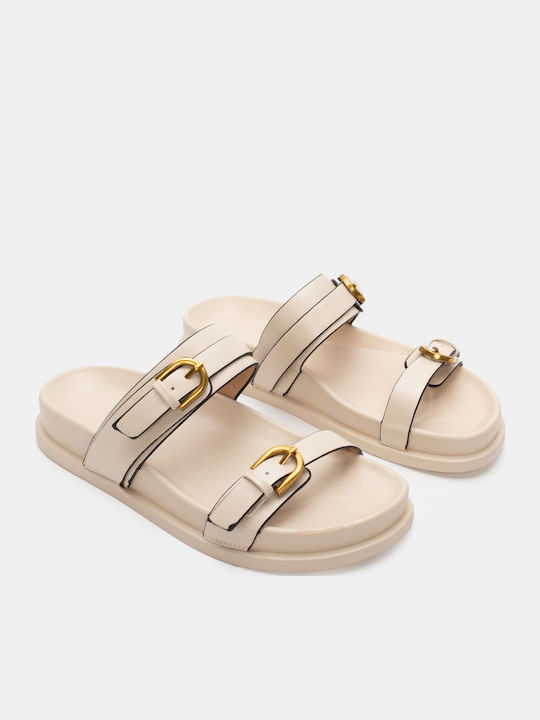 Luigi Sandale Casual Damă Flatforme Bej
