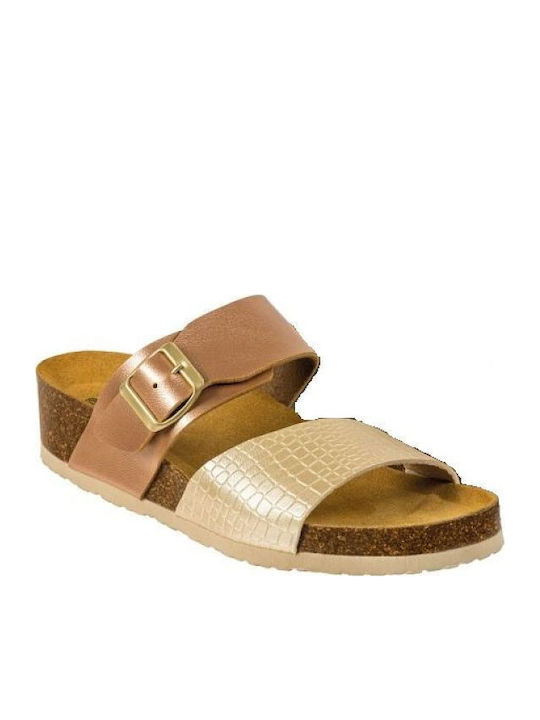 Women's Flat Sandals Anatomic in Pink Color
