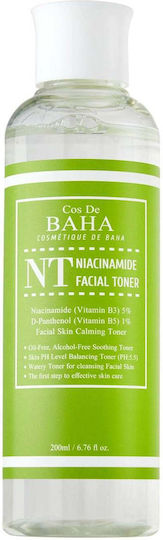 Cos De Baha Gesichtswasser Toning mit Niacinamid Panthenol und Hyaluronsäure 200ml