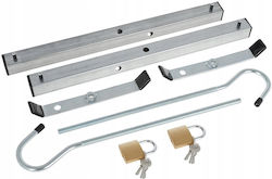 Set of Clamps for Securing Ladder Bases Car Rack 2 Pieces