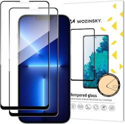 Wozinsky Full Face Tempered Glass Μαύρο (Redmi 14C / Poco C75)