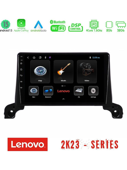 Lenovo Car Audio System for Peugeot 3008 / 5008 2017-2023 (Bluetooth/USB/WiFi/GPS/Apple-Carplay/Android-Auto) with Touch Screen 9"