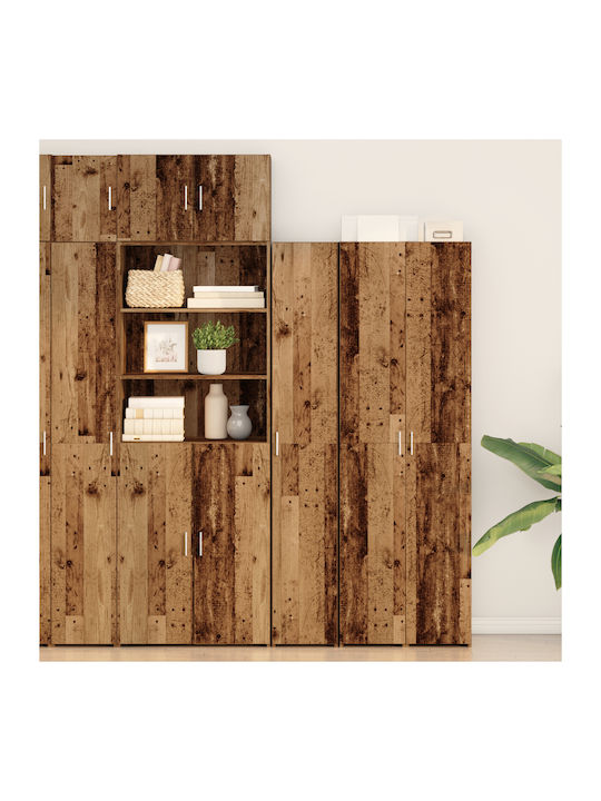 Floor Cabinet Old Wood 30x42.5x185cm