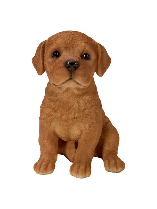 Labrador Puppy Sitting Labrador Orange 17 Cm